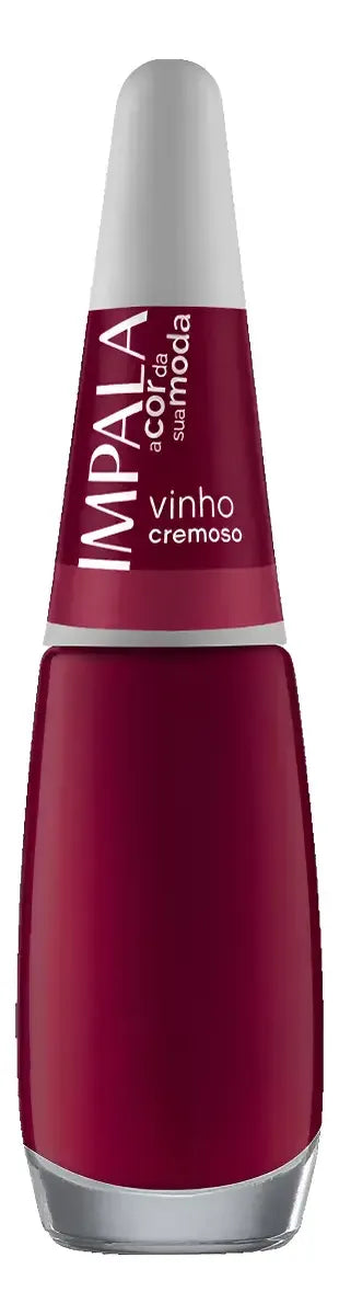 Impala Esmalte Cremoso: Vinho (7,5ml)